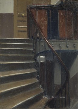  Hopper Lienzo - Escalera en 48 rue de Lille París Edward Hopper